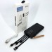 Power Bank зарядний пристрій на сонячній батареї 10000mAh з індикатором заряду. Колір: чорний