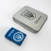 Дугова електроімпульсна запальничка USB металева коробка HL-447. Колір: синій