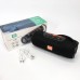 Портативна Bluetooth колонка TG341 зі шнурком, акумуляторна переносна колонка. Колір: чорний