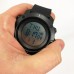 Годинник наручний чоловічий SKMEI 1213BK BLACK BIG SIZE, годинник тактичний протиударний. Колір: чорний