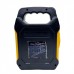 Портативний ліхтар лампа JY-978B акумуляторний із сонячною панеллю + Power Bank. Колір жовтий