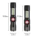 Ліхтар SY-1903C-P50+SMD+RGB Alarm, ЗУ USB, кишеньковий ліхтар із usb зарядкою, надпотужний ліхтарик