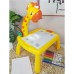 Дитячий стіл проектор для малювання з підсвічуванням Projector Painting. Колір жовтий