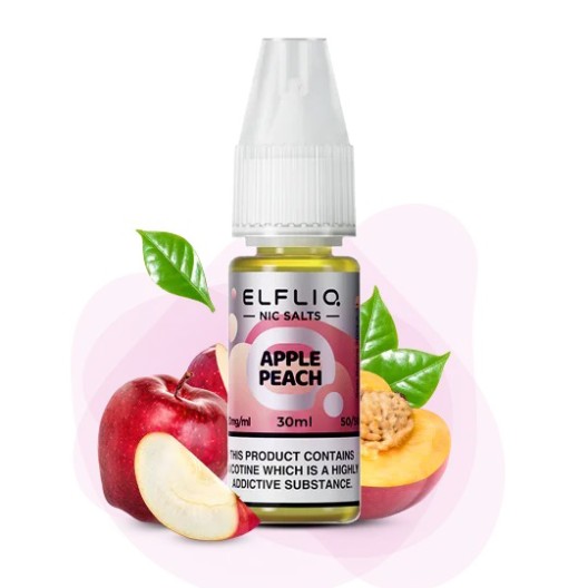 Рідина ELFLIQ 30мл 5%. Яблуко персик (Apple Peach)