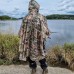 Якісний дощовик пончо (плащ-палатка) мультикам тактичний зміцнений камуфляж