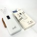 Power Bank зарядний пристрій на сонячній батареї 10000mAh з індикатором заряду. Колір: білий