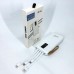 Power Bank зарядний пристрій на сонячній батареї 10000mAh з індикатором заряду. Колір: білий