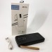 Power Bank зарядний пристрій на сонячній батареї 10000mAh з індикатором заряду. Колір: чорний
