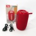 Портативна Bluetooth-колонка TG653 USB з ремінцем, потужна переносна акустична колонка. Колір: червоний