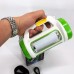 Ліхтар кемпінговий із сонячною панеллю 5158-LED-COB power bank, переносний ліхтар. Колір: зелений
