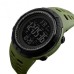 Годинник наручний чоловічий SKMEI 1251AG ARMY GREEN, годинник наручний електронний тактичний. Колір: зелений