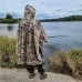 Якісний дощовик пончо (плащ-палатка) мультикам тактичний зміцнений камуфляж