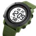 Годинник наручний чоловічий SKMEI 2122AGWT ARMY GREEN-WHITE, армійський годинник протиударний. Колір: зелений
