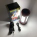 Ліхтар кемпінговий з сонячною панеллю 5158-LED-COB power bank, кемпінговий ліхтар-лампа. Колір: червоний