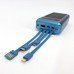 Портативний зарядний пристрій на 20000mAh, Power Bank на сонячній батареї, для планшета. Колір: синій