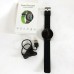 Фітнес трекер розумний смарт годинник UWatch 119 Plus з крокоміром. Колір: чорний