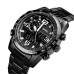 Годинник наручний чоловічий SKMEI 1453BK BLACK, армійський годинник протиударний. Колір: чорний