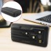 Портативний зарядний пристрій на 10000mAh, Power Bank на сонячній батареї, заряджання. Колір: чорний