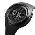 Годинник наручний чоловічий SKMEI 1656BK BLACK, водостійкий тактичний годинник. Колір: чорний