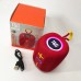 Портативна Bluetooth колонка TG658 8W з RGB підсвічуванням, колонка для вечірки. Колір: червоний