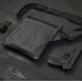 Набір 2В1. Шкіряна сумка з кобурою + ліхтарик професійний POLICE BL-X71-P50