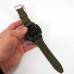 Годинник наручний чоловічий SKMEI 1845AG ARMY GREEN, армійський водостійкий тактичний годинник. Колір: зелений