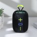 Портативна Bluetooth колонка TG658 8W з RGB підсвічуванням, Бездротова колонка потужна. Колір: чорний