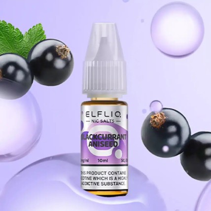 Рідина ELFLIQ 10мл 5%. Чорна Смородина Анісова (Blackcurrant Aniseed)