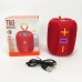 Портативна Bluetooth колонка TG658 8W з RGB підсвічуванням, колонка для вечірки. Колір: червоний