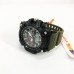 Годинник наручний чоловічий SKMEI 1283AG ARMY GREEN, армійський годинник протиударний. Колір: зелений
