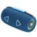 Bluetooth-колонка TG657 з RGB підсвічуванням 1500 mAh, музичні стовпчики для вулиці. Колір: синій