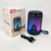 Акумуляторна переносна колонка TG652 5W з RGB підсвічуванням та ремінцем, блютуз колонка. Колір: синій