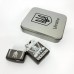 Дугова електроімпульсна запальничка USB Україна (металева коробка) HL-449. Колір: чорний