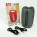 Портативна Bluetooth-колонка TG653 USB з ремінцем, гучна колонка для вечірки. Колір: сірий