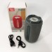 Портативна Bluetooth-колонка TG653 USB з ремінцем, гучна колонка для вечірки. Колір: сірий
