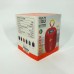 Портативна Bluetooth колонка TG658 8W з RGB підсвічуванням, колонка для вечірки. Колір: червоний