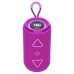 Bluetooth колонка портативна TG656 FM-радіо, потужна переносна акустична колонка. Колір: фіолетовий