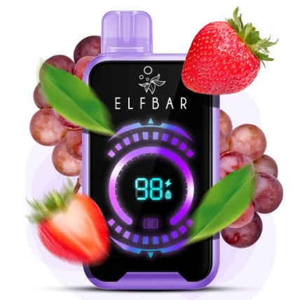 ELF BAR FS18000 5%. Полуниця Виноград (Strawberry Grape)