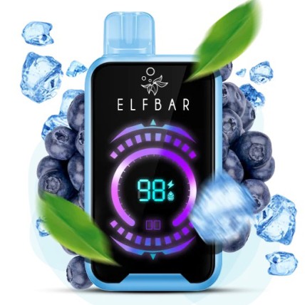 ELF BAR FS18000 5%. Чорниця (Blueberry Ice)