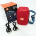Портативна Bluetooth колонка TG339 5W з RGB підсвічуванням, Гучна блютуз колонка. Колір: червоний