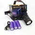 Ліхтар налобний NIGHT VISION FLUORESCENCE CT012-3L-2TG(white+red), Налобний ліхтар з лінзою