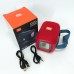 Портативна Bluetooth колонка TG339 5W з RGB підсвічуванням, Гучна блютуз колонка. Колір: червоний