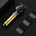 Тример для бороди та вусів VGR V-989. Машинка для стрижки, окантування кераміка+сталь. Колір: золотий