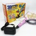 3D ручка Smart 3D Pen 2 c LCD дисплеєм, 3D ручка для розвитку уваги. Колір: рожевий