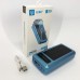 Портативний зарядний пристрій на 20000mAh, Power Bank на сонячній батареї, для планшета. Колір: синій