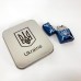 Дугова електроімпульсна USB Запальничка акумуляторна Україна металева коробка HL-446. Колір синій