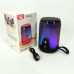 Портативна колонка TG652 5W з RGB підсвічуванням та ремінцем, акумуляторна колонка для музики. Колір: чорний