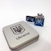 Дугова електроімпульсна USB Запальничка акумуляторна Україна металева коробка HL-446. Колір синій