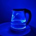 Електричний скляний чайник Rainberg RB-2250 з LED підсвічуванням 2200 Вт 1.8л, хороший електро чайник