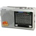 Портативна стовпчик радіо MP3 USB Golon RX-6622. Колір: срібний